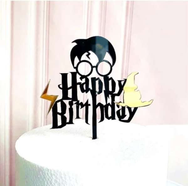 Taart Decoratie Harry Potter Taarttopper Verjaardag Acryl